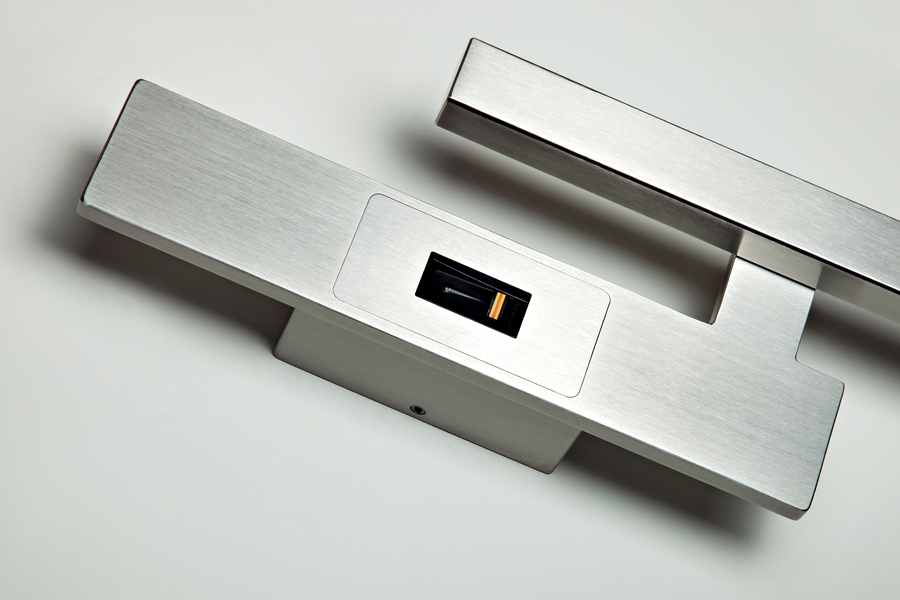 Werding Fingerscan-Türgriffe - ekey-Fingerscangriff - Artikel-Nr. FPSG-06-integra - Detailansicht