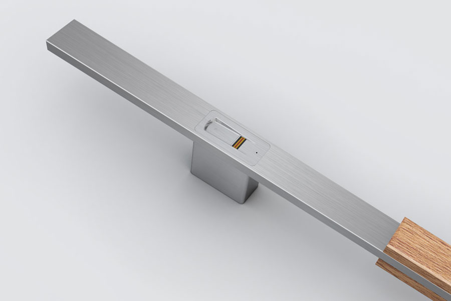 Werding Fingerscan-Türgriffe - ekey-Fingerscangriff - Artikel-Nr. SG-124-arte - Detailansicht