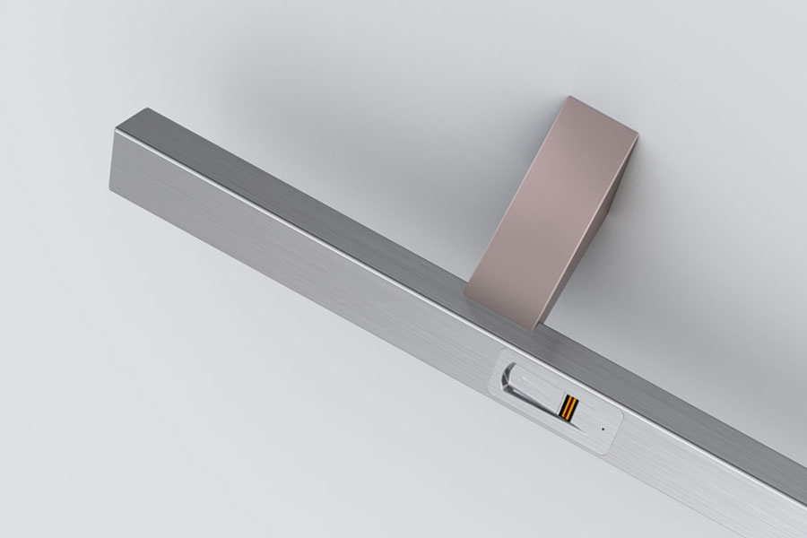 Werding Fingerscan-Türgriffe - ekey-Fingerscangriff - Artikel-Nr. SG-28-arte 45° - Detailansicht