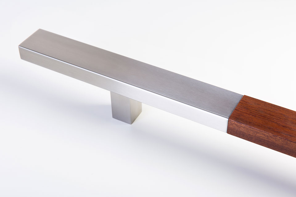 Werding Naturholz-Türgriffe - Naturholz-Griffe - Artikel-Nr. SG-180 Nußbaum - Detailansicht