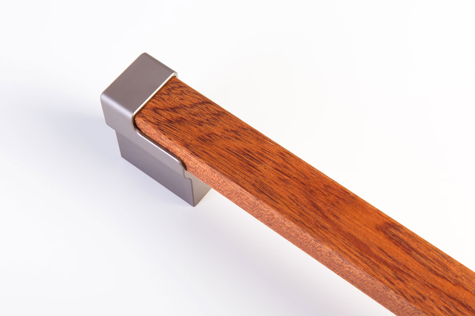 Werding Naturholz-Türgriffe - Naturholz-Griffe - Artikel-Nr. SG-181 Jatoba - Detailansicht