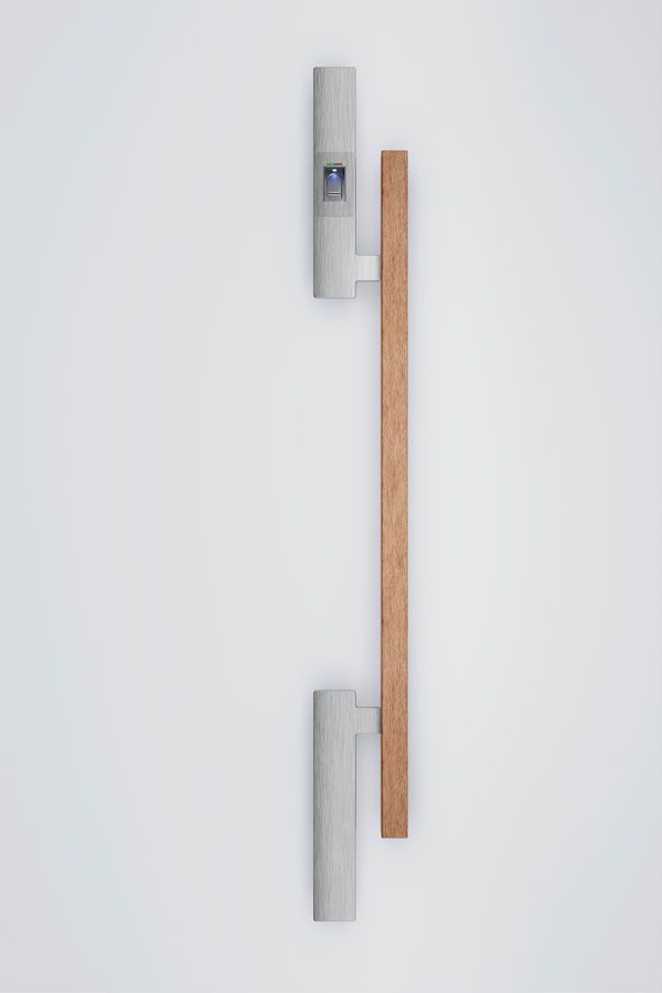 Werding Fingerscan-Türgriffe - Fingerscangriff - Artikel-Nr. FPSG-11 - Frontalansicht