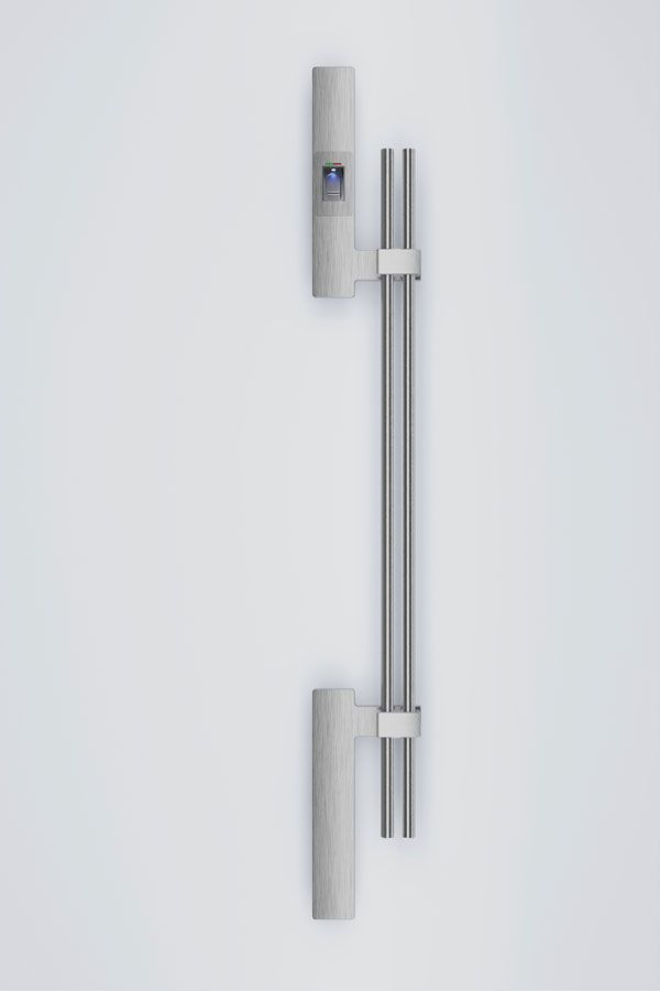 Werding Fingerscan-Türgriffe - Fingerscangriff - Artikel-Nr. FPSG-10 - Frontalansicht