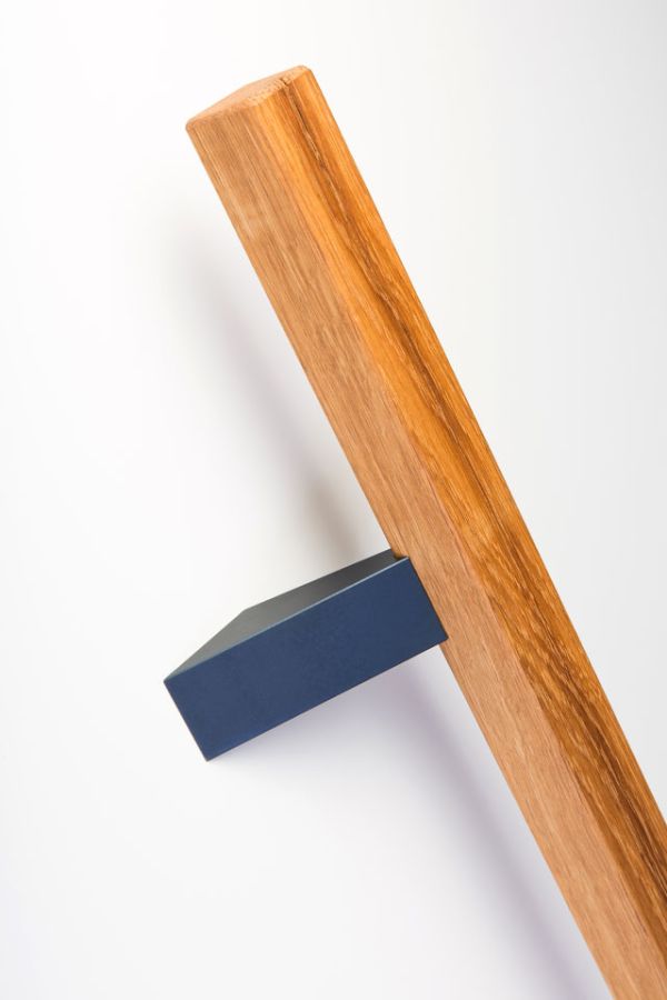 Werding Naturholz-Türgriffe - Naturholz-Griffe - Artikel-Nr. SG-179 Jatoba 45°